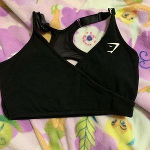 Gymshark black sports bra